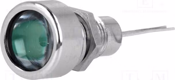 1 x Indicatore luminoso: LED, diametro apertura: 8,2 mm, modello SDML082, lampada indicatore LED, grado di protezione IP67, design piatto