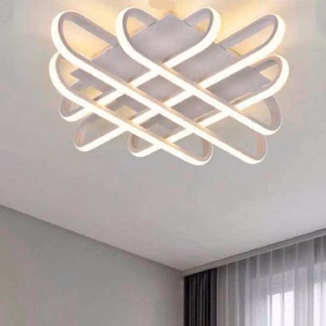 Plafoniera da Soffitto LED Trade Shop Traesio Moderna, Colore Bianco, 58 W, Dimmerabile con Regolazione CCT – 1