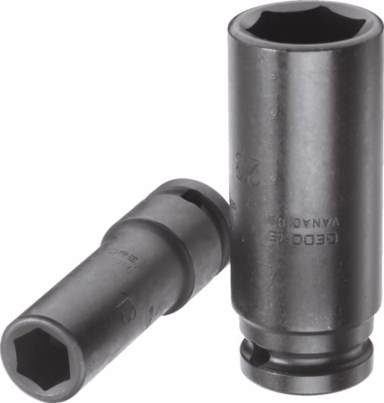 GEDORE K 19 L 19 Bit per cacciavite elettrico 1/2" esagono lungo 19 mm, 6164000