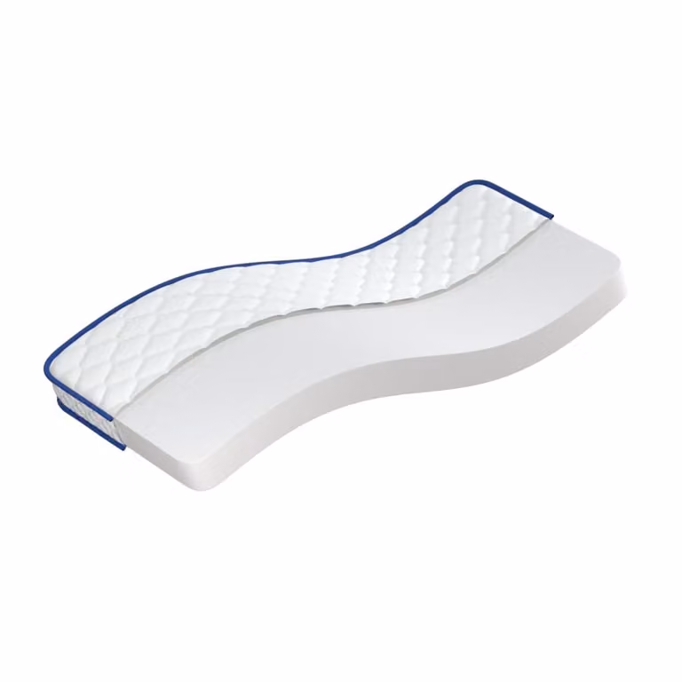 Materasso Viscoelastico Bianco 80x200x17 cm Morbido