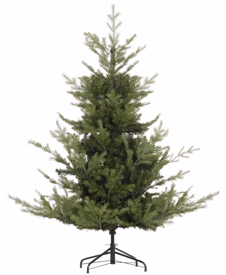 Albero di Natale, albero artificiale, aspetto realistico, montaggio rapido, materiale plastico, colore verde, dimensioni 100 x 100 x 150 cm