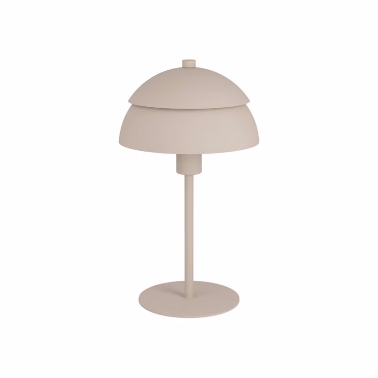 EGLO Lampada da tavolo Vittorito, Crema / Ambra, Soggiorno / Sala da pranzo, Metallo, Lampada da tavolo
