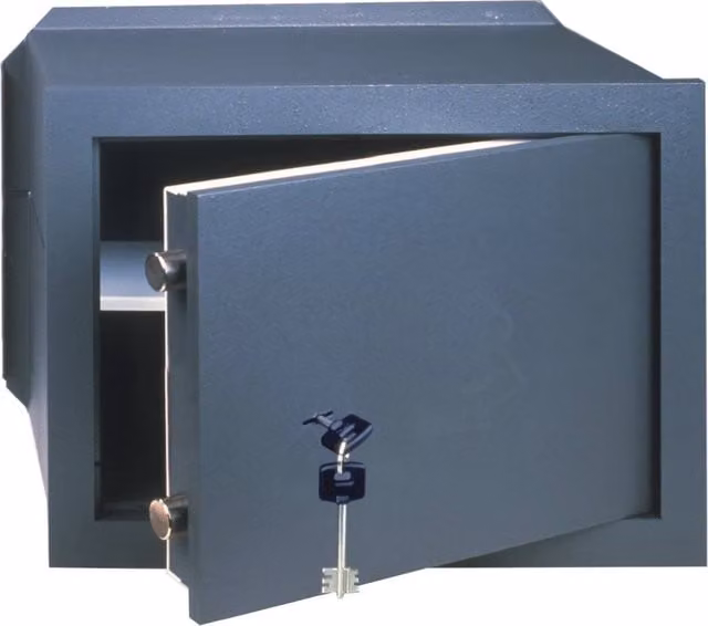 Cassaforte Cisa 82010.40 in acciaio inossidabile grigio L: 42 cm, P: 20 cm, H: 30 cm