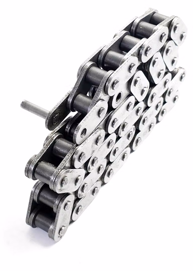 Catena 16B-1 con maglie diritte (21 mm) – Lunghezza 3 m (300 cm) – Ozdowski + gancio di collegamento