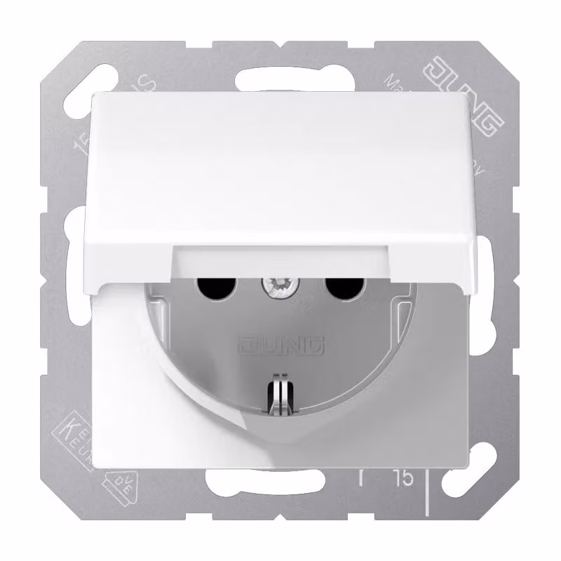 Jung AS1520NKLWW Presa SCHUKO® 16 A 250 V ~ bianco alpino