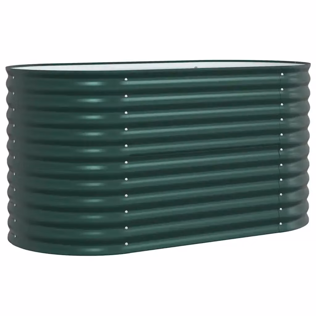 Letto rialzato in acciaio verde per orto e giardino Videx L/P/H: 160 x 80 x 81 cm – 2
