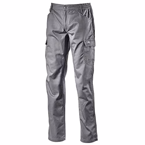 Pantalone Cotone Grigio L            Level Diadora