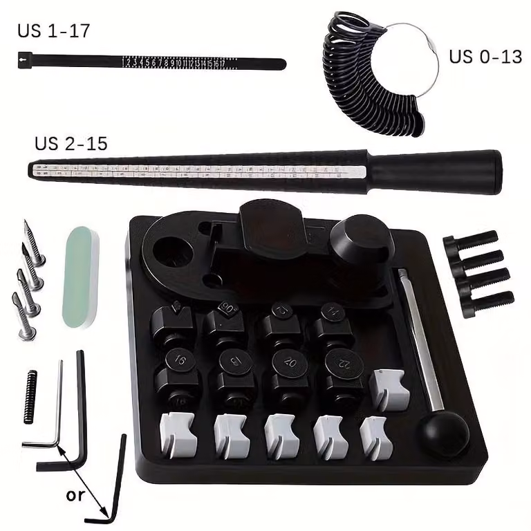 Macchina per la piegatura di anelli, funzionamento manuale, utensile multifunzione, set B