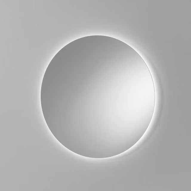 Specchio rotondo con LED ORB AQA DESIGN bianco, Diametro: 60 cm