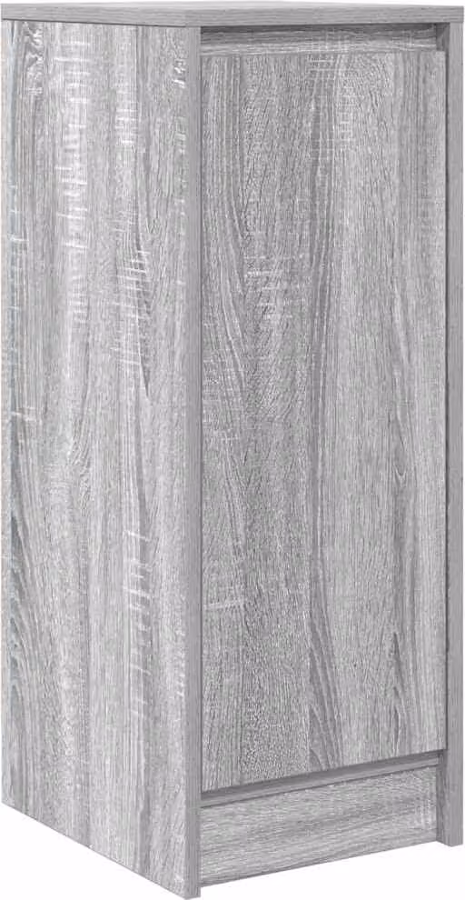 Credenza Grigio Sonoma 29,5x34x76 cm in Legno Multistrato