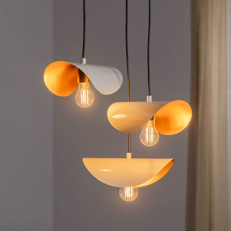 Lampada a sospensione Sivani MR-964 Opviq, dimmerabile, Bianco / Opale, Soggiorno / Sala da pranzo, Metallo, Moderno, Lampada a sospensione
