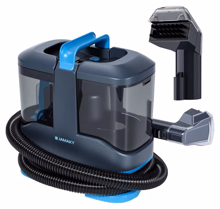 Aspirapolvere portatile per tappeti, potente aspirazione, design compatto, 450W, omologato per l'uso in Europa