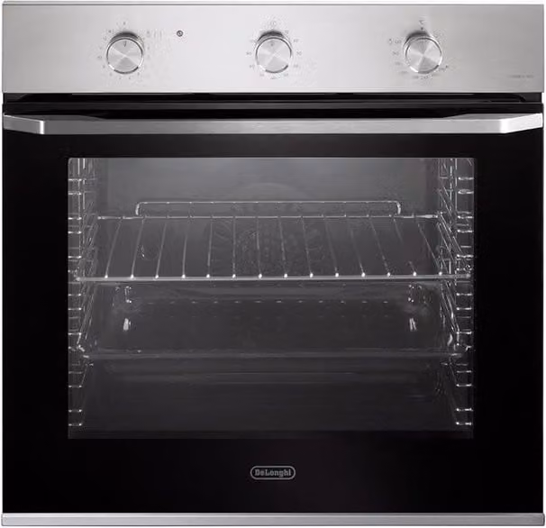 Forno da incasso a gas termoventilato De'Longhi NSFGE 9 XL argento con grill e luce interna
