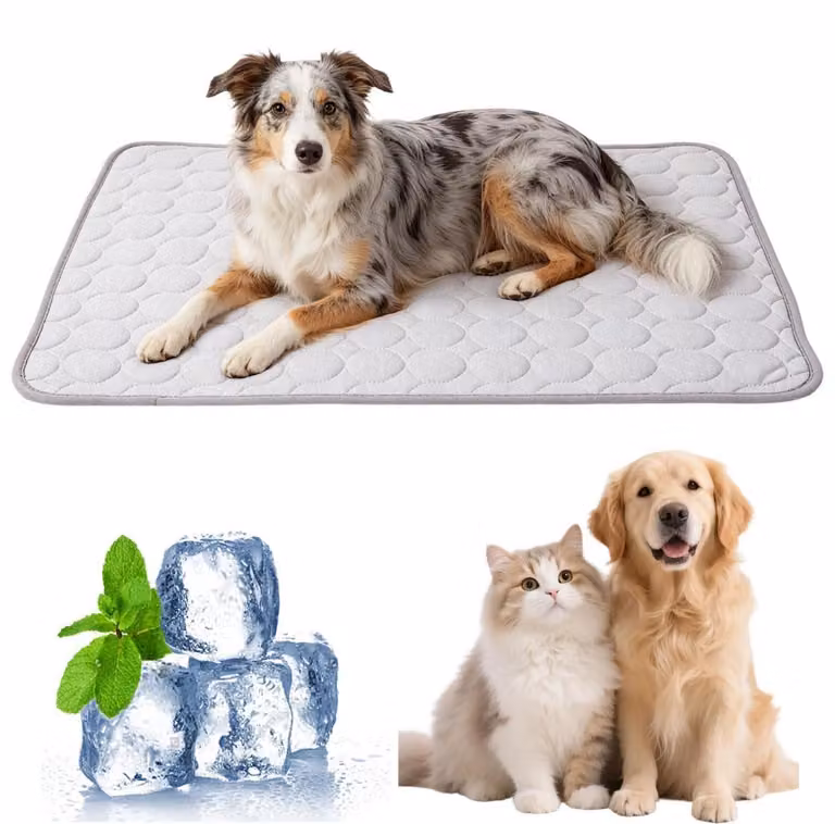 Tappetino refrigerante per cani, doppio lato, 70x55 cm, lavabile, auto-raffreddante, ideale per animali domestici