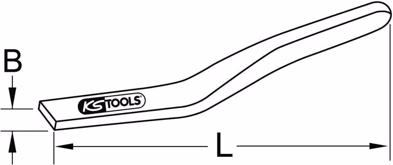 KS Tools BERYLLIUMplus ferro da maglia/utensile per maglieria 4 mm