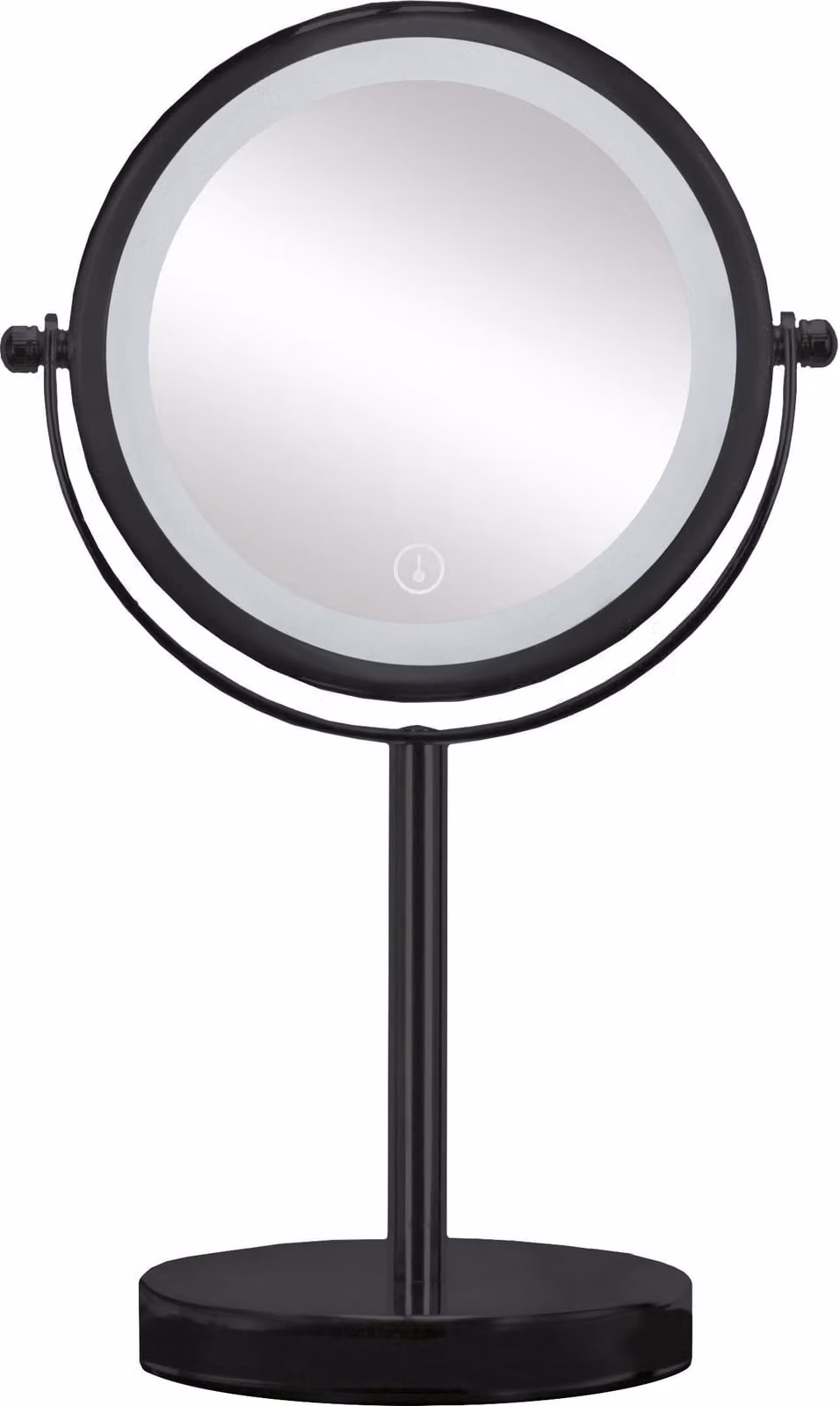 Specchio cosmetico a LED Kleine Wolke BRIGHT MIRROR Nero