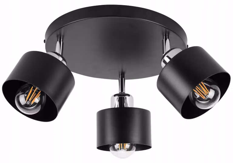 Lampada a sospensione a LED, plafoniera in metallo con attacco E27 – Lampada a sospensione moderna per il soggiorno