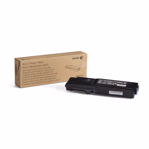 Xerox Genuine Phaser 6600 / Workcentre 6605 Nero, Cartuccia Toner ad Alta Capacità (8,000 Pagine) - 106R02232