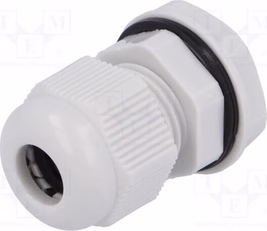 1 x Raccordo per cavo grigio, PG9, UL94V-2, 13,9 mm, codice prodotto EG-9GY1, grado di protezione IP68, materiale: [specificare il materiale]