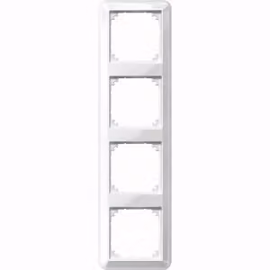 Telaio ATELIER-M, a 4 ingressi, bianco polare lucido