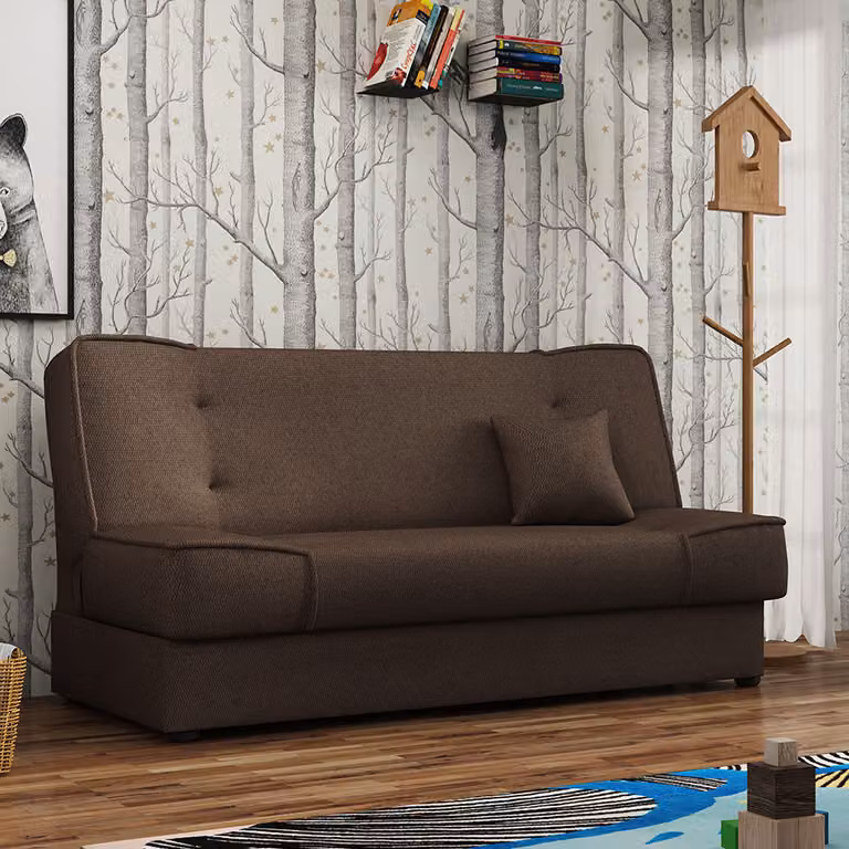 MIRJAN24 Divano letto Gabi con base letto, divano a 3 posti, divano con funzione letto, divano letto in stile, divano imbottito da salotto (Inari 24)
