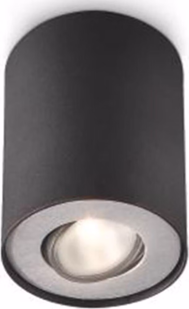Philips lampada a plafone Pillar Single Spot, colore: nero, potenza: 1 x 50 W, 230 V