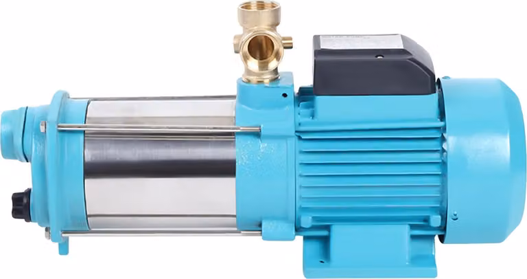 Pompa centrifuga, potenza 1300W, alta portata, 220V, ciano, UE