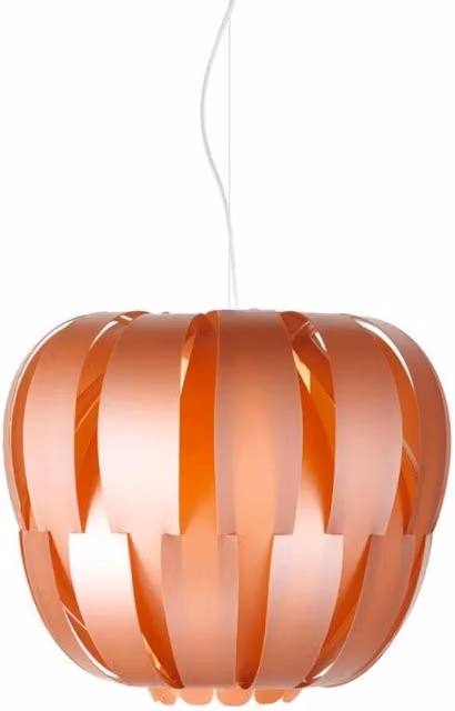 Sospensione 2 Luci Copper in Metallo Cromato Cm. 60 x 45h