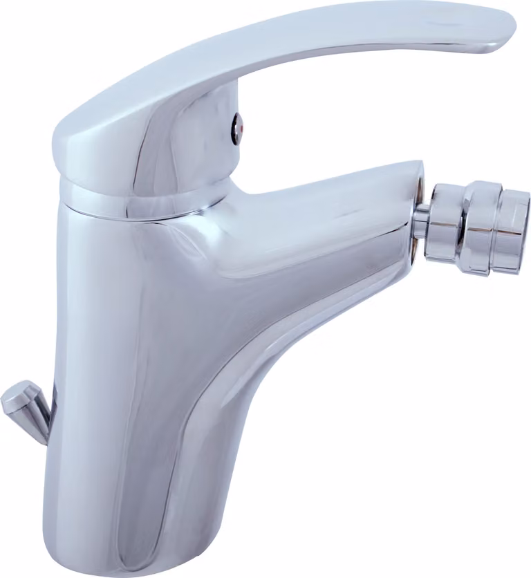 Slezák-RAV: Miscelatore per bidet MISSISSIPPI MS045.5 Cromo - tubo flessibile di uscita in plastica 3/8''