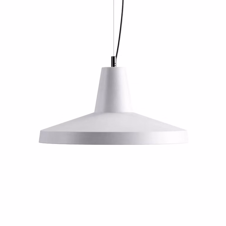Karman Lampada a sospensione Gangster, dimmerabile, Bianco / Opale, Soggiorno / Sala da pranzo, Ceramica, Design, Lampada a sospensione