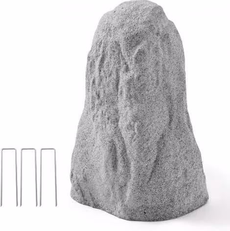 Copertura per pompa da pozzo in finta roccia VEVOR, design naturale e resistente alle intemperie, Grigio, Taglia Media
