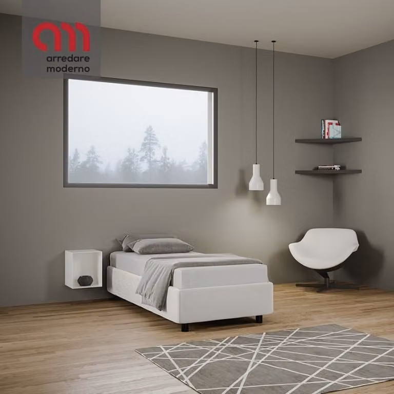 Letto Azelia sommier Ityhome singolo
