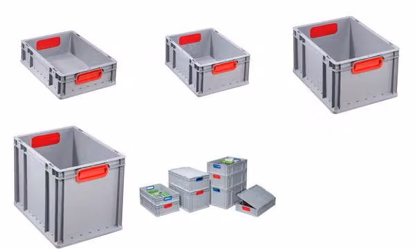 Allit ProfiPlus Aufbewahrungsbox grau 30,0 x 40,0 x 22,0 cm