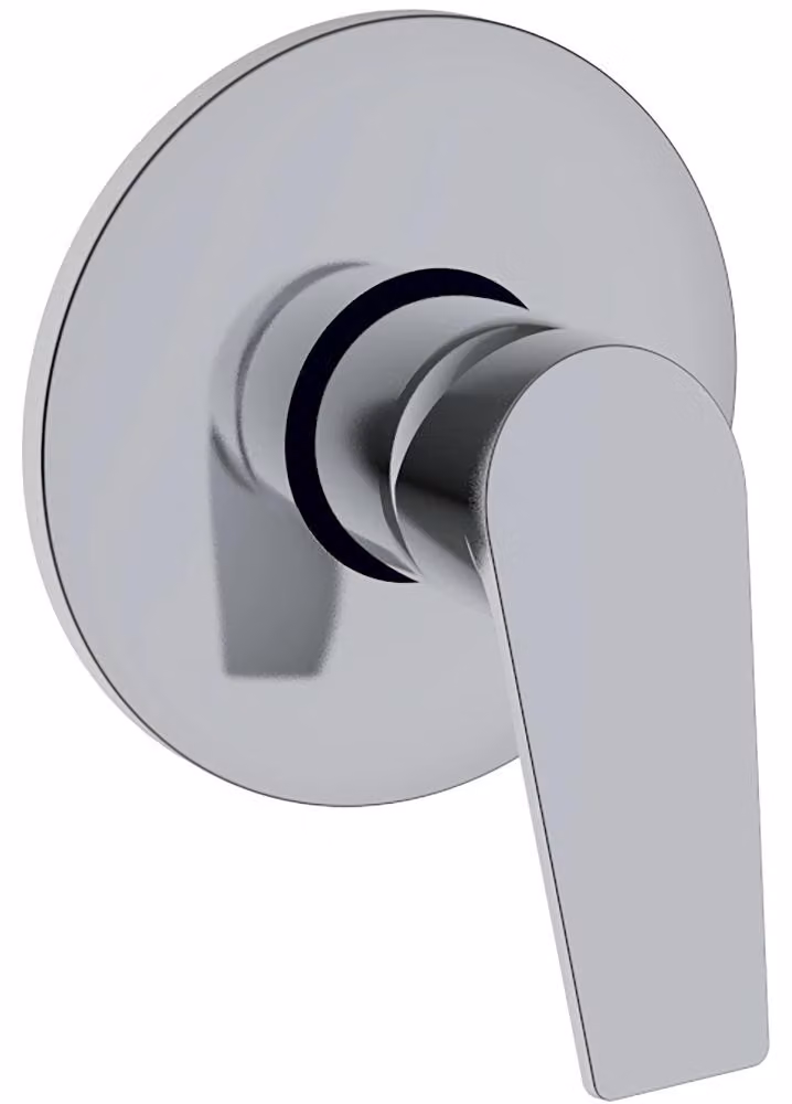 Schläfer 26505014 | Miscelatore monocomando per doccia incasso 1/2"serie Leonardo, Cartuccia diam 35mm Cromo Argento, Italy