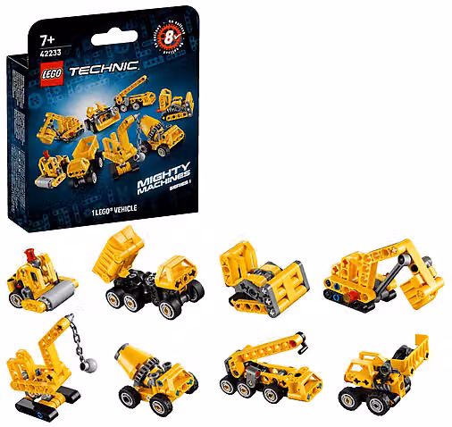 LEGO Technic Macchine potenti 42233 veicolo da costruzione giallo
