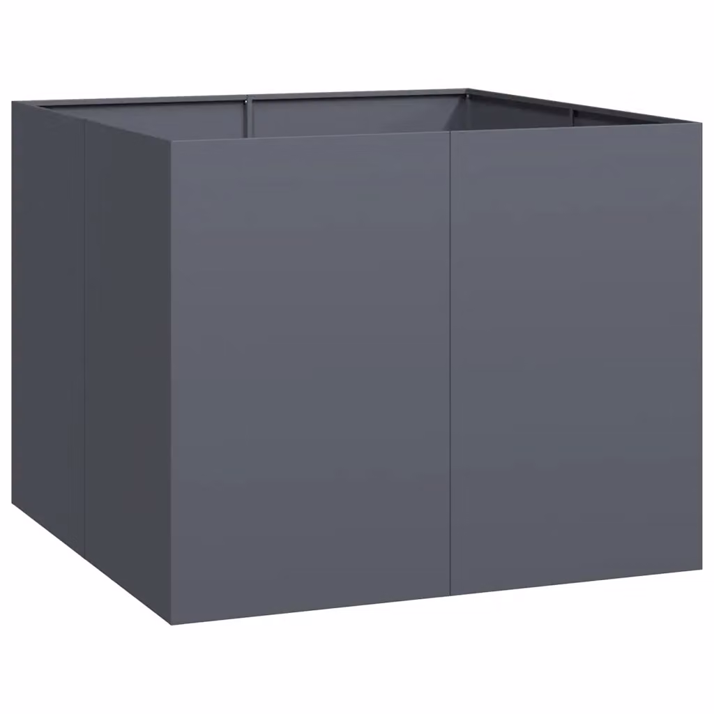 Fioriera Design Mania in acciaio antracite per orto o giardino L: 100 cm, P: 100 cm, H: 80 cm – 2