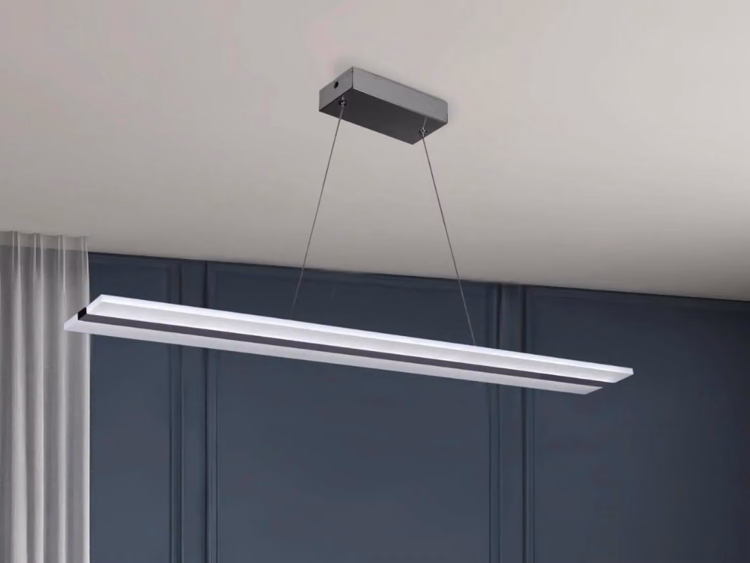 Lampada a sospensione LED con telecomando, 50W - J4304/CH