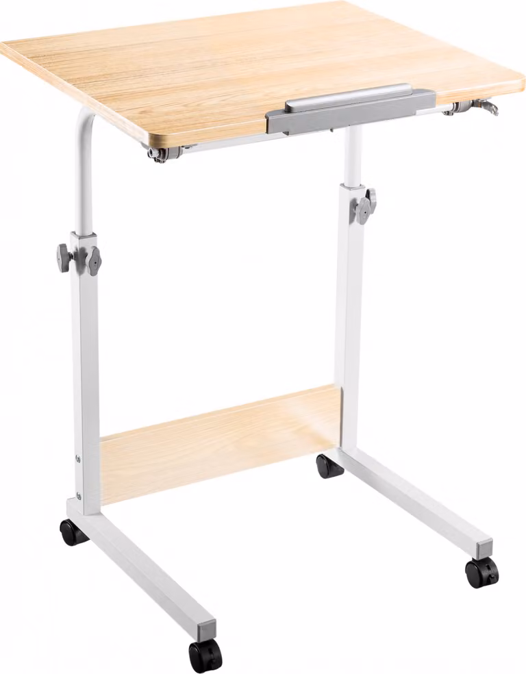 Tavolino per laptop - scrivania mobile - leggio - altezza regolabile da 68 a 96 cm