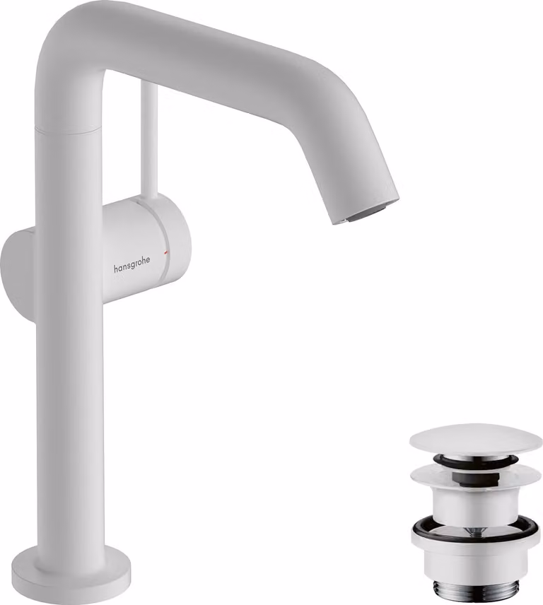 Robinetterie de lavabo hansgrohe Tecturis S 210 Fine CoolStart, avec bec pivotant et vidage PUSH, EcoSmart+, 73360700, 73360700