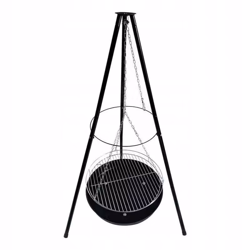 Pozzetto per il fuoco Ciotola per il fuoco con griglia Cesto per il fuoco Barbecue a carbonella da giardino Ø55 cm