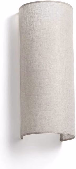 OTTON R Lampada da parete lino tondo vertical 2L