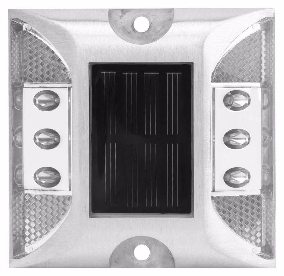 Lampada da esterno a LED solare, impermeabile, bianca, confezione singola