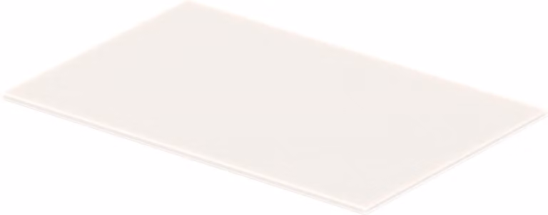 Duravit DuraSquare inlay en verre 77x38cm, pour consoles métalliques 003111/ 003112, 0099678300, 0099678300