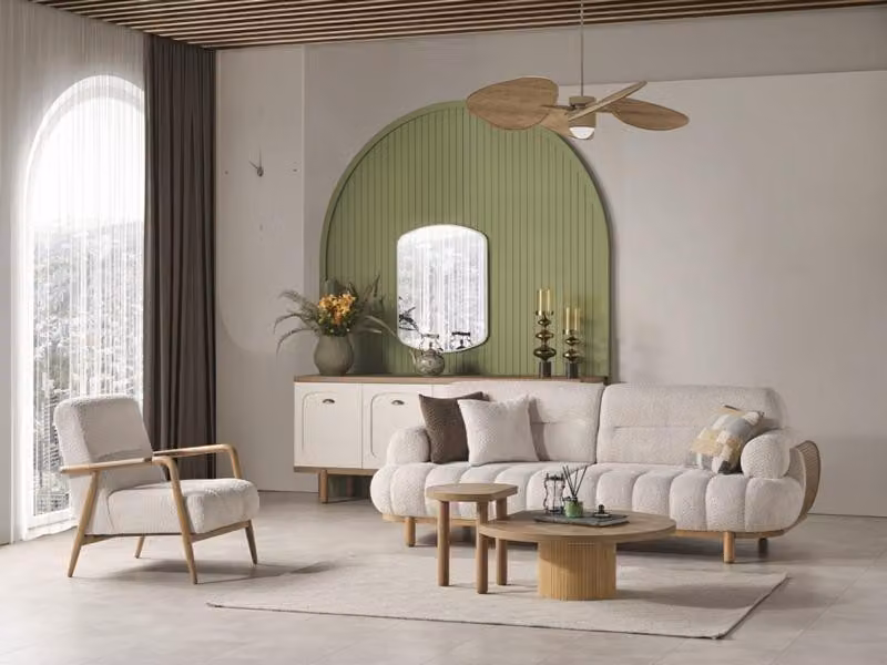 Sofa Polstergarnitur Couch Set Sitzgruppe Polster Sofagarnitur Kombination
