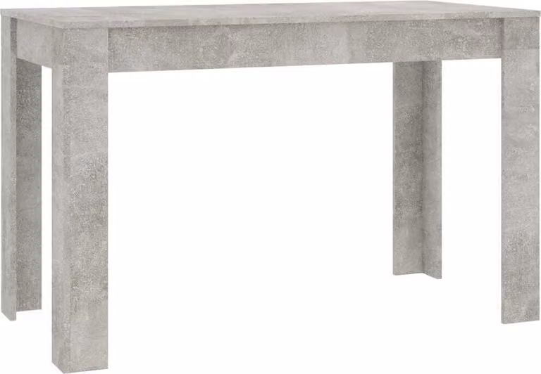 Tavolo da Pranzo Grigio Cemento 120x60x76 cm Legno Multistrato