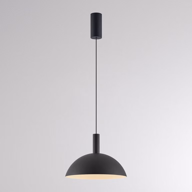 Molto Luce Lampada a sospensione LORA II, dimmerabile, Nero, Soggiorno / Sala da pranzo, Metallo, Moderno, Lampada a sospensione