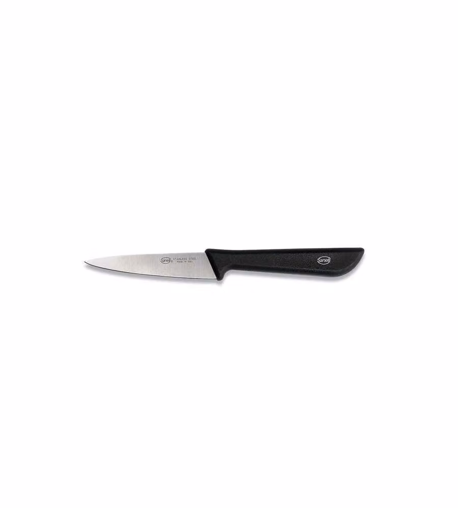 Coltello spelucchino Sanelli Skin in acciaio inox nero e cromo con lama da 10 cm – 2