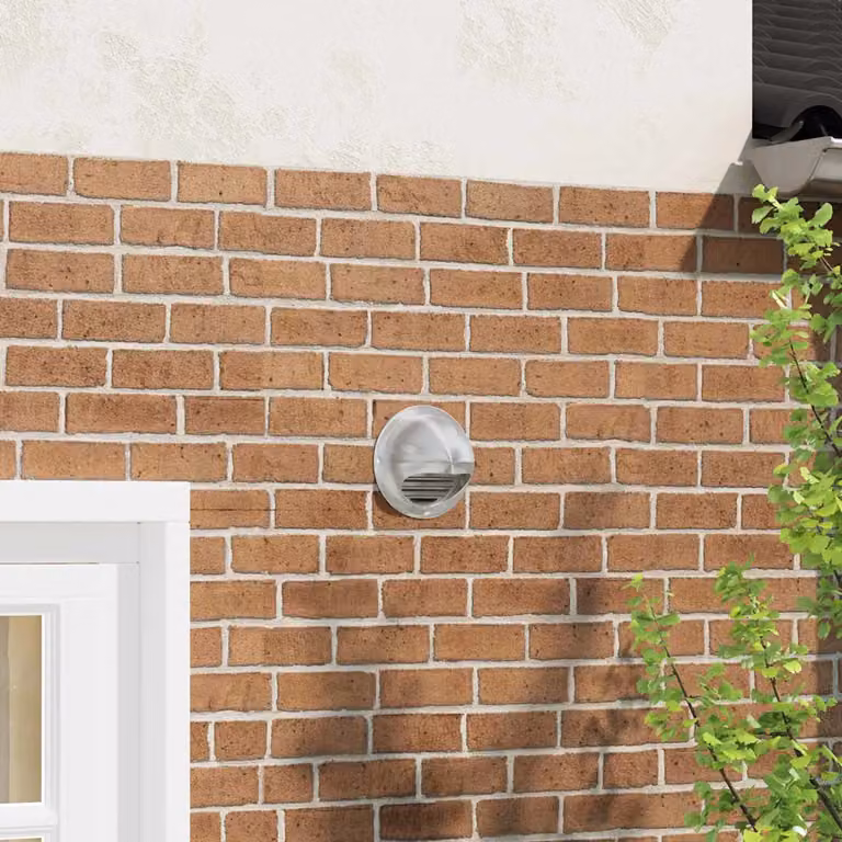 Set di 8 griglie di ventilazione vidaXL in acciaio inossidabile, colore argento, diametro 150 mm