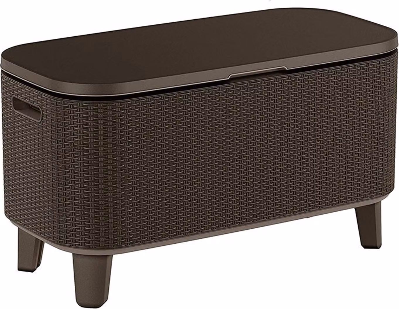 Tavolo da giardino Keter Bevy Bar Cool rattan marrone
