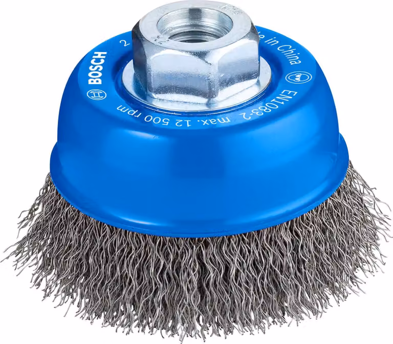 PRO Spazzola a tazza pulita in metallo, 70 x 0,3 mm, filettatura